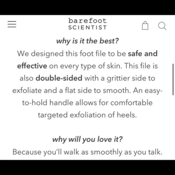 ✨ Barefoot Scientist foot file ✨ - Picture 4 of 6